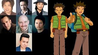 Anime Voice Comparison - Brock (Pokemon)