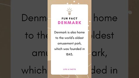 Fun Facts Denmark