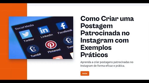 COMO CRIAR UMA POSTAGEM PATROCINADA NO INSTAGRAM (DARK)