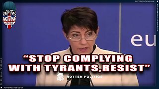 Christine Anderson MEP goes off in the EU