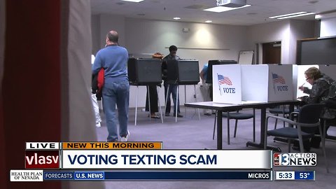 Voting texting scam
