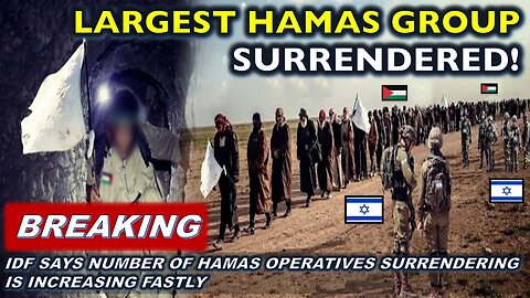BREAKING_ Biggest Group of Enemy Surrendered to Israel Ever! Thousands of Them STRANDED Helplessly!