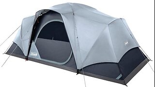 Coleman Skydome XL 8 Person Camping Tent with LED Lighting