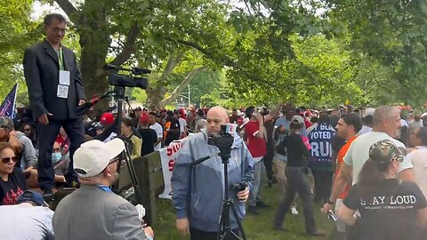 Massive crowd at Crotona Park in the South Bronx.