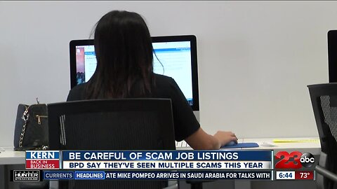 Kern Back In Business: Be aware of scam job postings