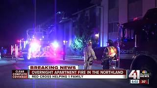 Two families displaced in fire that destroyed two apartment units in the Northland