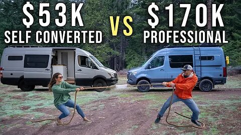 DIY Camper Van VS Professional Camper Van - Storyteller Overland Van Tour and Comparison