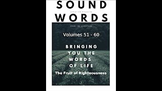 Sound Words, The Fruit of Righteousness
