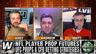 NFL Futures Player Props & Team Win Totals | UFC & College Football DFS Lineup | Prop It Up Aug 25