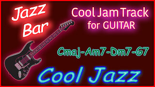 433 I-vi-ii-V Cool Jazz Backing Track for GUITAR