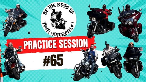 Practice Session #65 - Advanced Slow Speed Motorcycle Riding Skills (With CHAPTERS!)