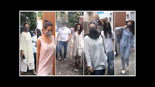 Ananya Panday Visited By Malaika Arora, Seema Khan, Amrita Arora, Karisma Kapoor With Daughter