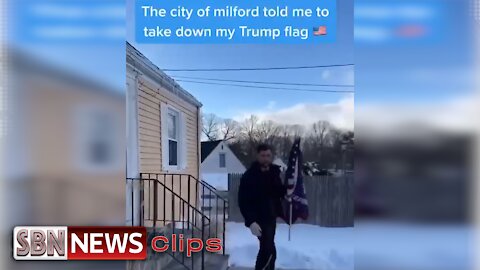 The City of Milford Told This Resident to Take Down Their Trump Flag - 4821