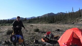 11 Days Solo Camping in the Yukon Wilderness - E.5 - Spectacular Mountains & Arctic Grayling @ 2