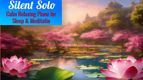🎹 Silent Solo: Calm Relaxing Piano for Sleep & Meditation 🧘‍♀️