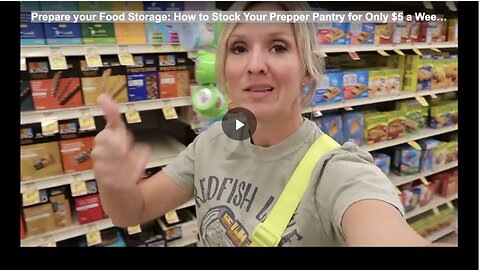 Prepare your Food Storage: How to Stock Your Prepper Pantry for Only $5