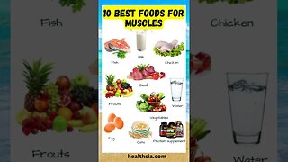 10 Best Foods For Muscle Growth