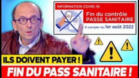 Fin du Pass sanitaire ils doivent payer !