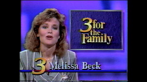 July 31, 1988 - KSNW Melissa Beck '3 For the Family' Promo