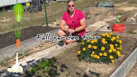 Early fall garden tour #hedgehogshomestead #gardening #fallgarden