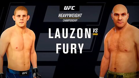 EA Sports UFC 4 Gameplay Tyson Fury vs Joe Lauzon