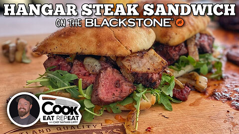 Hanger Steak Sandwich | Blackstone Griddles