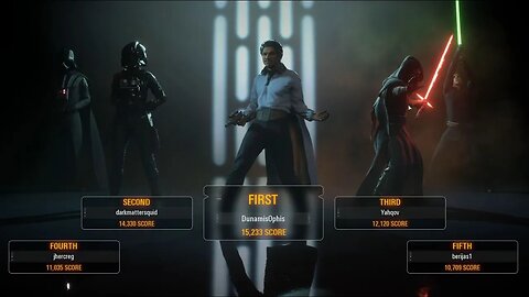 Lone Wolf Lando 15,233 Score & 12 Eliminations - Heroes vs Villains - Crait STAR WARS Battlefront II