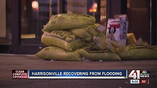 Heavy rains cause flooding in parts of Harrisonville