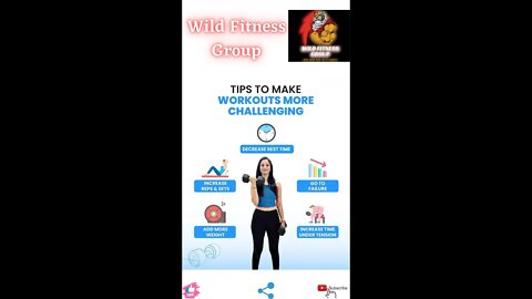 🔥Tips to make workouts more challenging🔥#fitness🔥#wildfitnessgroup🔥#shorts🔥