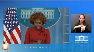 WH Press Secretary Karine Jean-Pierre speaking with reporters...