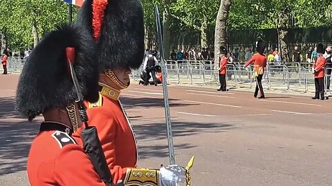 30 degrees heat kings guard passes out colonal review trooping the colour #thekingsguard