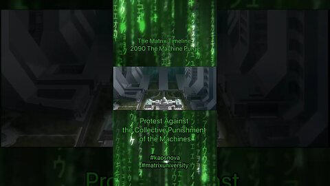 The Matrix Timeline : 2090 - The Machine Purge #kaosnova #matrixuniversity #whatisthematrix