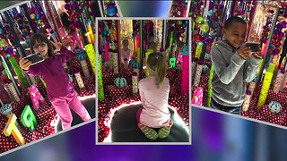 Mentor art students create their very own 'Infinity Mirrors' exhibit, and it's truly something special