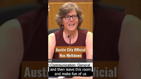 Austin City Official Has Meltdown Live #karen