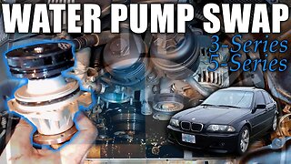 BMW Water Pump Replacement (M52 / M54) Tool Sizes and Torque Specs