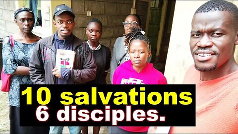 10 salvations by 6 disciples.