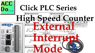Click PLC High Speed Counter Input External Interrupt Mode