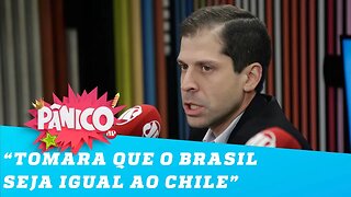 Diogo Mac Cord: 'Tomara que o Brasil seja igual ao Chile'