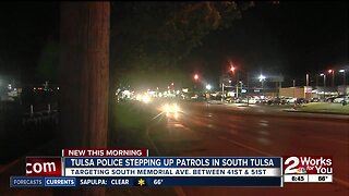 Tulsa Police stepping up patrols in south Tulsa