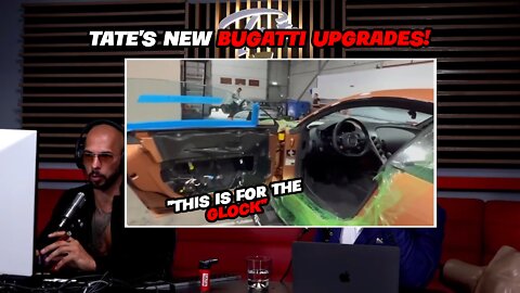 Tate Reveals The New Bugatti Upgrades (The Batmobile)!
