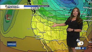 10News Pinpoint Weather with Meteorologist Angelica Campos