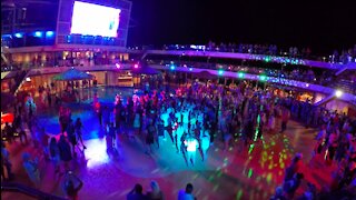 Party Fun with the Kids on Lido Deck of Carnival Vista 2019