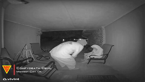 Guy Misses The Chair Caught on Vivint Doorbell Camera | Doorbell Camera Video