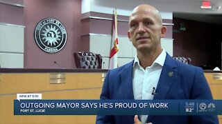 Outgoing mayor of Port St. Lucie proud of accomplishments