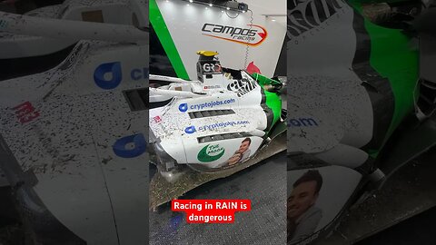 DANGER ⚠️ Racing in rain 🌧️ #Formula2 Zandvoort RALPH BOSCHUNG