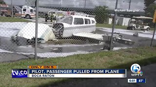 Small plane crash at Boca Raton Airport, one person taken to hospital