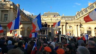 Manifestation, marche pour la paix au départ de Port Royal à Paris le 26/02/2023 - Discours 2