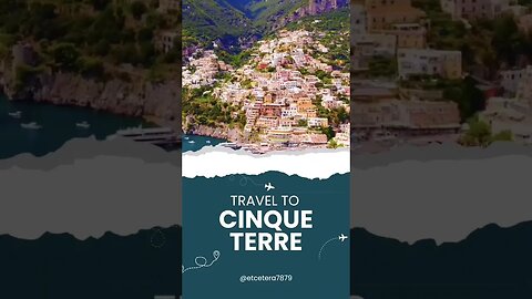 Travel to Cinque Terre♥️ #shorts #tiktok #Asmr #cinque terre