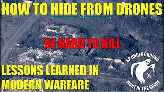 How to Hide From Drones: Lessons Learned in Modern War