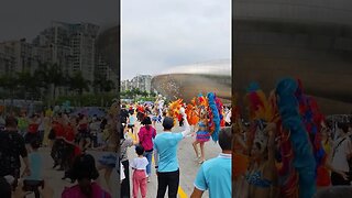 A Brazilian Carnival Parade in Shenzhen 🇧🇷 #shorts
